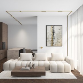 DK5072-SB Бра SHINE WALL со светодиодом, D104*H68, IP20, 3000К, 3W, RA?90, сатинированная латунь, алюминий в Тарко-Сале - tarko-sale.ok-mebel.com | фото 6