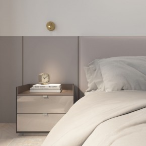 DK5072-SB Бра SHINE WALL со светодиодом, D104*H68, IP20, 3000К, 3W, RA?90, сатинированная латунь, алюминий в Тарко-Сале - tarko-sale.ok-mebel.com | фото 9