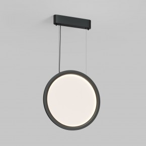 DK6604-BK Подвесной вертикальный светильник Veil со светодиодом H1500 d450 220V 36W 3000-6000K IP20 черный алюминий в Тарко-Сале - tarko-sale.ok-mebel.com | фото