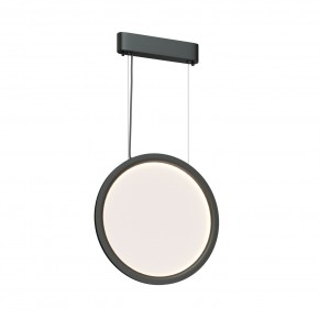DK6604-BK Подвесной вертикальный светильник Veil со светодиодом H1500 d450 220V 36W 3000-6000K IP20 черный алюминий в Тарко-Сале - tarko-sale.ok-mebel.com | фото 3