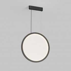 DK6606-BK Подвесной вертикальный светильник Veil со светодиодом H1700 d600 220V 48W 3000-6000K IP20 черный алюминий в Тарко-Сале - tarko-sale.ok-mebel.com | фото