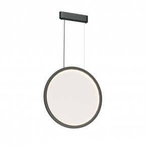 DK6606-BK Подвесной вертикальный светильник Veil со светодиодом H1700 d600 220V 48W 3000-6000K IP20 черный алюминий в Тарко-Сале - tarko-sale.ok-mebel.com | фото 5