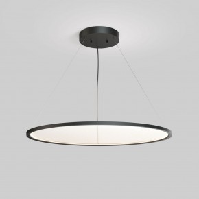 DK6620-BK Подвесной горизонтальный светильник Veil со светодиодом H900 d1000 220V 82W 3000-6000K IP20 черный алюминий в Тарко-Сале - tarko-sale.ok-mebel.com | фото