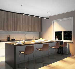 DK9203-BK Линейный светильник 52W 2000mm 3000K, черный в Тарко-Сале - tarko-sale.ok-mebel.com | фото 5