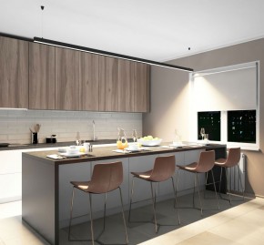DK9304-BK Линейный светильник 72W 3000mm 4000K, черный в Тарко-Сале - tarko-sale.ok-mebel.com | фото 5