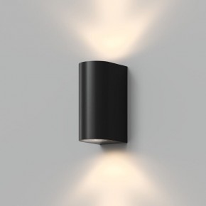 DK9791-BK Настенный уличный светильник NARVIK, IP44, 2хGU10 LED, до 15 Вт, черный, алюминий в Тарко-Сале - tarko-sale.ok-mebel.com | фото
