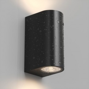 DK9791-BK Настенный уличный светильник NARVIK, IP44, 2хGU10 LED, до 15 Вт, черный, алюминий в Тарко-Сале - tarko-sale.ok-mebel.com | фото 3