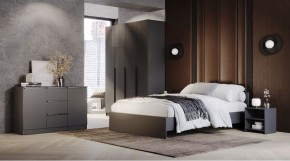 ЭЛЕГАНТ Спальный гарнитур (модульный) графит в Тарко-Сале - tarko-sale.ok-mebel.com | фото