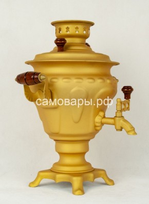 Электрический самовар "Русское золото" матовая груша на 2 литра (Ограниченная серия) в Тарко-Сале - tarko-sale.ok-mebel.com | фото 3