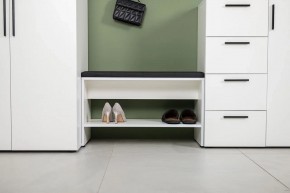 ЭЙР прихожая (модульная) Белый Шагрень в Тарко-Сале - tarko-sale.ok-mebel.com | фото 23