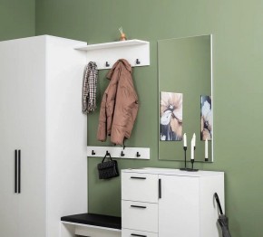ЭЙР прихожая (модульная) Белый Шагрень в Тарко-Сале - tarko-sale.ok-mebel.com | фото 33