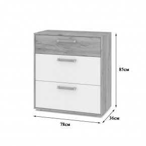 ФЛОРИДА Гостиная (модульная) дуб золотой/графит в Тарко-Сале - tarko-sale.ok-mebel.com | фото 9