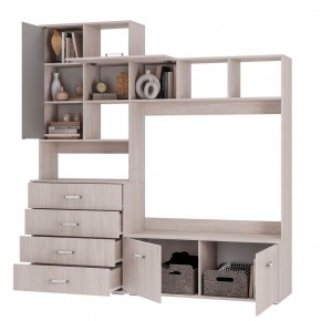 Гостиная Белла (модульная) ясень белый в Тарко-Сале - tarko-sale.ok-mebel.com | фото 3