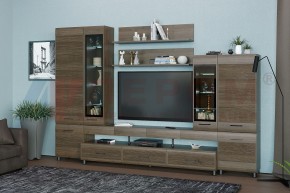 Гостиная Камелия Композиция 3 (Гикори Джексон темный) в Тарко-Сале - tarko-sale.ok-mebel.com | фото