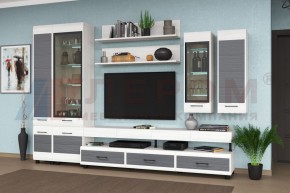 Гостиная Камелия Композиция 7 (Снежный ясень - серый) в Тарко-Сале - tarko-sale.ok-mebel.com | фото