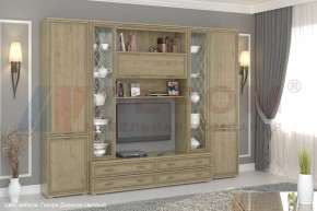 Гостиная Карина Композиция 19 (Гикори Джексон светлый) в Тарко-Сале - tarko-sale.ok-mebel.com | фото
