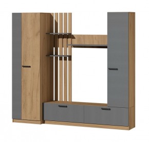 Гостиная Юджи (Дуб Крафт золотой/Графит) в Тарко-Сале - tarko-sale.ok-mebel.com | фото 2