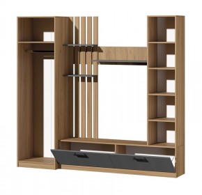 Гостиная Юджи (Дуб Крафт золотой/Графит) в Тарко-Сале - tarko-sale.ok-mebel.com | фото 3