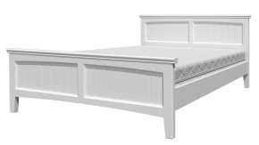 ГРАЦИЯ-4 Кровать из массива 1400 (Белый античный) в Тарко-Сале - tarko-sale.ok-mebel.com | фото