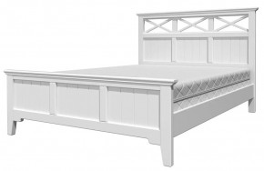 ГРАЦИЯ-5 Кровать из массива 1400 (Белый Античный/Белый) в Тарко-Сале - tarko-sale.ok-mebel.com | фото