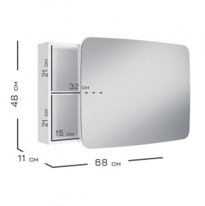 Кларити Шкаф зеркальный 16.312.06 (сдвижной фасад) в Тарко-Сале - tarko-sale.ok-mebel.com | фото 3