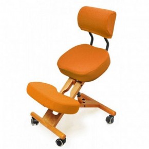 Коленный стул со спинкой Smartstool KW02В + Чехлы в Тарко-Сале - tarko-sale.ok-mebel.com | фото 4
