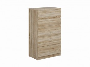 Комод КАСТОР с пятью ящиками, цвет Дуб Сонома в Тарко-Сале - tarko-sale.ok-mebel.com | фото