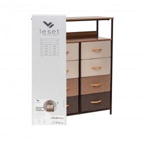 Комод Leset Локи 8 ящ. с полкой в Тарко-Сале - tarko-sale.ok-mebel.com | фото 10