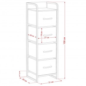 Комод Leset Ноа 4 ящика в Тарко-Сале - tarko-sale.ok-mebel.com | фото 9