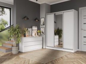 Комод с 6 ящиками 1200 "Бьянко" (Белый лофт) в Тарко-Сале - tarko-sale.ok-mebel.com | фото 2