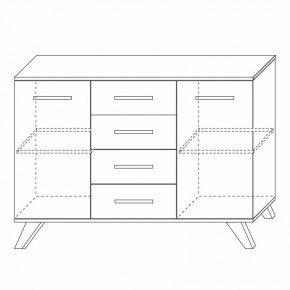 Комодино Вега Скандинавия в Тарко-Сале - tarko-sale.ok-mebel.com | фото 5