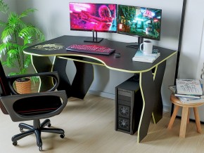 Компьютерный стол КЛ №9.0 (Черный/Желтый) в Тарко-Сале - tarko-sale.ok-mebel.com | фото 2
