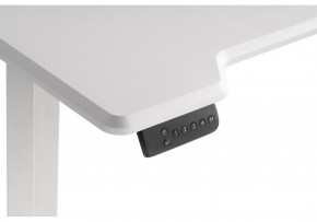 Компьютерный стол Маркос с механизмом подъема 120х75х75 белый / шагрень белая в Тарко-Сале - tarko-sale.ok-mebel.com | фото 7