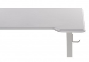 Компьютерный стол Маркос с механизмом подъема 120х75х75 белый / шагрень белая в Тарко-Сале - tarko-sale.ok-mebel.com | фото 8