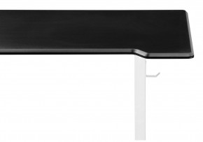 Компьютерный стол Маркос с механизмом подъема 140х80х75 черная шагрень / белый в Тарко-Сале - tarko-sale.ok-mebel.com | фото 8