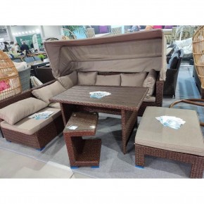 Комплект мебели с диваном AFM-320B-T320 Brown в Тарко-Сале - tarko-sale.ok-mebel.com | фото 2