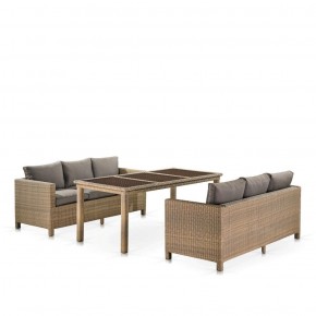 Комплект плетеной мебели T365/S65B-W65 Light Brown в Тарко-Сале - tarko-sale.ok-mebel.com | фото 1