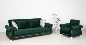 Комплект Роуз ТД 411 диван-кровать + кресло + комплект подушек в Тарко-Сале - tarko-sale.ok-mebel.com | фото 1