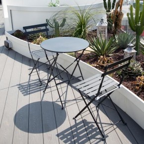 Комплект садовой мебели OTS-001R (стол + 2 стула) металл в Тарко-Сале - tarko-sale.ok-mebel.com | фото 2