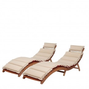 Комплект шезлонги и столик AFM-803A-T133 Beige (2+1) в Тарко-Сале - tarko-sale.ok-mebel.com | фото 2