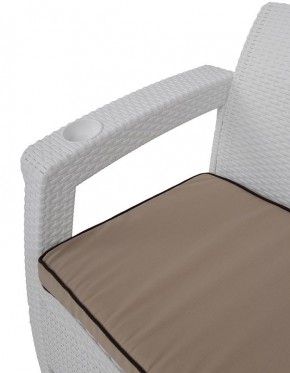 Комплект уличной мебели Yalta Premium Terrace Set (Ялта) белый (+подушки под спину) в Тарко-Сале - tarko-sale.ok-mebel.com | фото 5