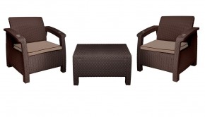 Комплект уличной мебели Yalta Premium Terrace Set (Ялта) шоколадый (+подушки под спину) в Тарко-Сале - tarko-sale.ok-mebel.com | фото 8