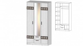 КОСТА-РИКА Шкаф 3-х створчатый (анкор светлый) в Тарко-Сале - tarko-sale.ok-mebel.com | фото