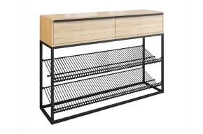 КРАФТ 2 Обувница (дуб сонома) в Тарко-Сале - tarko-sale.ok-mebel.com | фото