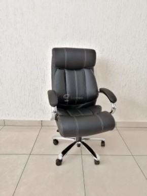 Кресло Barneo K-303 для руководителя (черная экокожа) в Тарко-Сале - tarko-sale.ok-mebel.com | фото 1