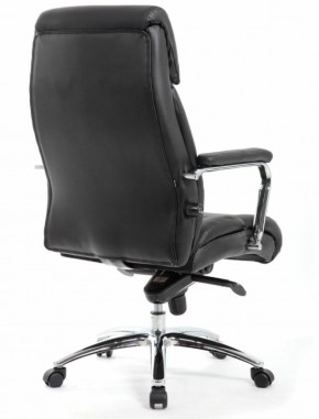 Кресло BRABIX PREMIUM "Phaeton EX-502" (кожа с компаньоном, хром, черное) 530882 в Тарко-Сале - tarko-sale.ok-mebel.com | фото 4