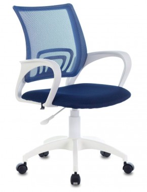 Кресло BRABIX "Fly MG-396W" (белый/темно-синее) 532399 в Тарко-Сале - tarko-sale.ok-mebel.com | фото 1
