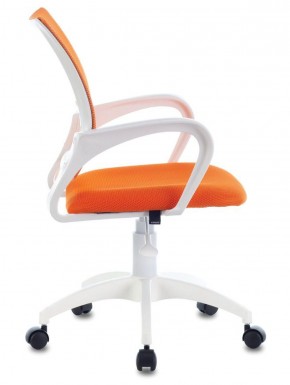 Кресло BRABIX "Fly MG-396W", пластик белый, сетка, оранжевое, 532401, MG-396W_532401 в Тарко-Сале - tarko-sale.ok-mebel.com | фото 3