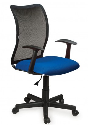 Кресло BRABIX "Spring MG-307", с подлокотниками, комбинированное синее/черное TW, 531404 в Тарко-Сале - tarko-sale.ok-mebel.com | фото