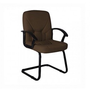 Кресло ЧИП ультра 365 (коричневый) на полозьях в Тарко-Сале - tarko-sale.ok-mebel.com | фото 1